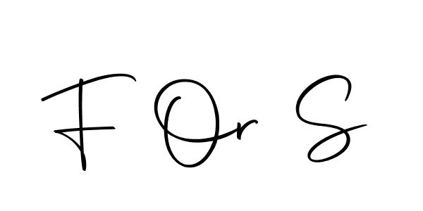 Make a beautiful signature design for name F Or S. With this signature (Autography-DOLnW) style, you can create a handwritten signature for free. F Or S signature style 10 images and pictures png
