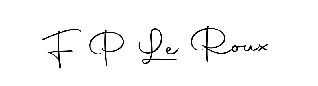 You should practise on your own different ways (Autography-DOLnW) to write your name (F P Le Roux) in signature. don't let someone else do it for you. F P Le Roux signature style 10 images and pictures png