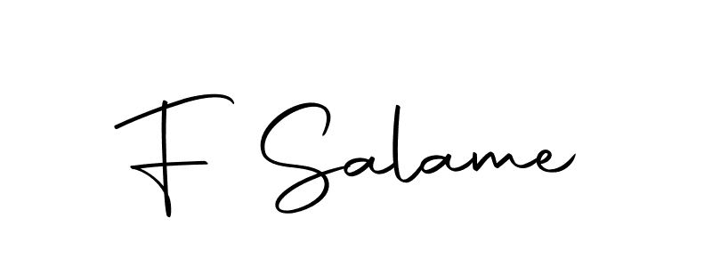 Also You can easily find your signature by using the search form. We will create F Salame name handwritten signature images for you free of cost using Autography-DOLnW sign style. F Salame signature style 10 images and pictures png
