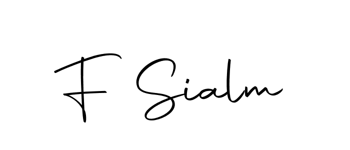 Similarly Autography-DOLnW is the best handwritten signature design. Signature creator online .You can use it as an online autograph creator for name F Sialm. F Sialm signature style 10 images and pictures png