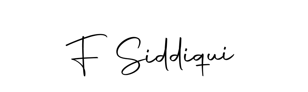 Make a beautiful signature design for name F Siddiqui. Use this online signature maker to create a handwritten signature for free. F Siddiqui signature style 10 images and pictures png