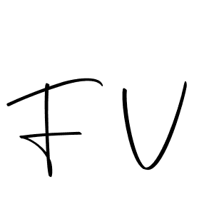 Design your own signature with our free online signature maker. With this signature software, you can create a handwritten (Autography-DOLnW) signature for name F V. F V signature style 10 images and pictures png