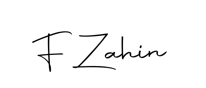 How to make F Zahin name signature. Use Autography-DOLnW style for creating short signs online. This is the latest handwritten sign. F Zahin signature style 10 images and pictures png