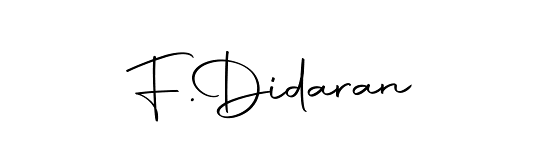 How to make F.  Didaran signature? Autography-DOLnW is a professional autograph style. Create handwritten signature for F.  Didaran name. F.  Didaran signature style 10 images and pictures png