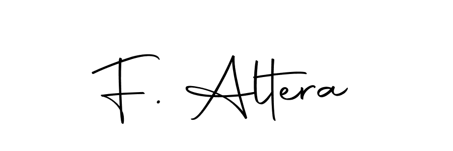 Design your own signature with our free online signature maker. With this signature software, you can create a handwritten (Autography-DOLnW) signature for name F. Altera. F. Altera signature style 10 images and pictures png