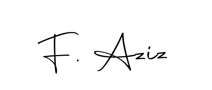 How to Draw F. Aziz signature style? Autography-DOLnW is a latest design signature styles for name F. Aziz. F. Aziz signature style 10 images and pictures png