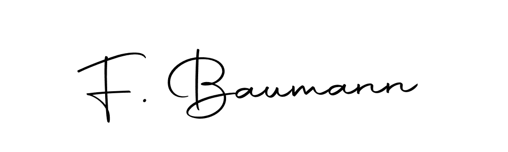 Create a beautiful signature design for name F. Baumann. With this signature (Autography-DOLnW) fonts, you can make a handwritten signature for free. F. Baumann signature style 10 images and pictures png