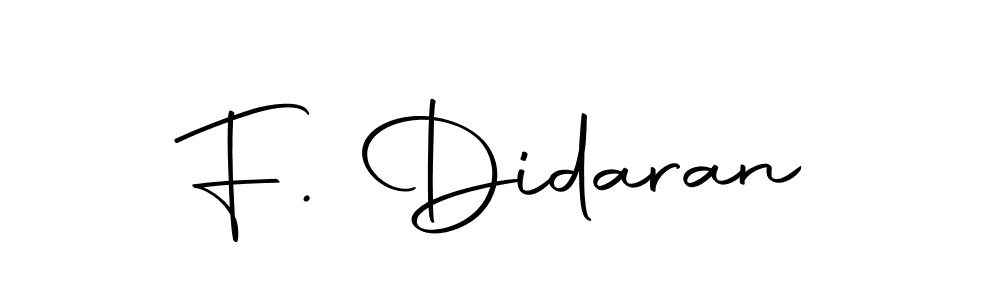 How to make F. Didaran signature? Autography-DOLnW is a professional autograph style. Create handwritten signature for F. Didaran name. F. Didaran signature style 10 images and pictures png