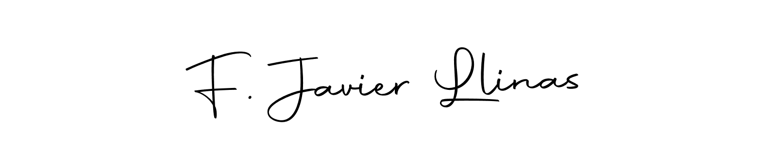 F. Javier Llinas stylish signature style. Best Handwritten Sign (Autography-DOLnW) for my name. Handwritten Signature Collection Ideas for my name F. Javier Llinas. F. Javier Llinas signature style 10 images and pictures png