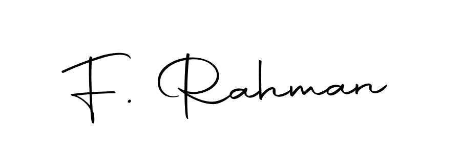 Also You can easily find your signature by using the search form. We will create F. Rahman name handwritten signature images for you free of cost using Autography-DOLnW sign style. F. Rahman signature style 10 images and pictures png