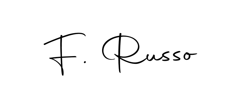 Make a beautiful signature design for name F. Russo. Use this online signature maker to create a handwritten signature for free. F. Russo signature style 10 images and pictures png