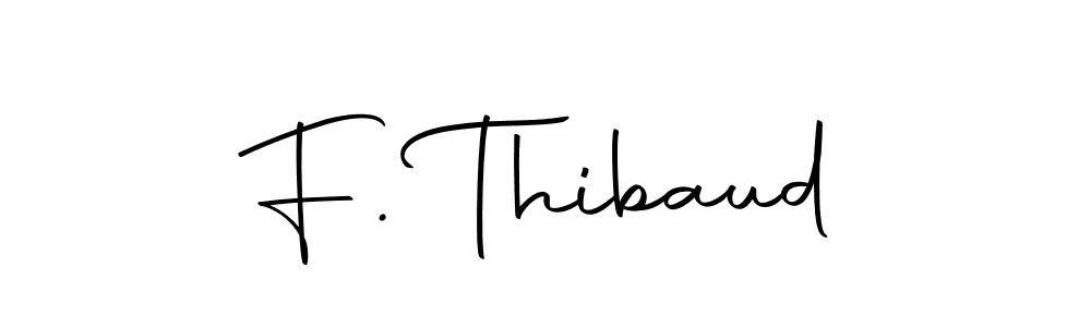 The best way (Autography-DOLnW) to make a short signature is to pick only two or three words in your name. The name F. Thibaud include a total of six letters. For converting this name. F. Thibaud signature style 10 images and pictures png