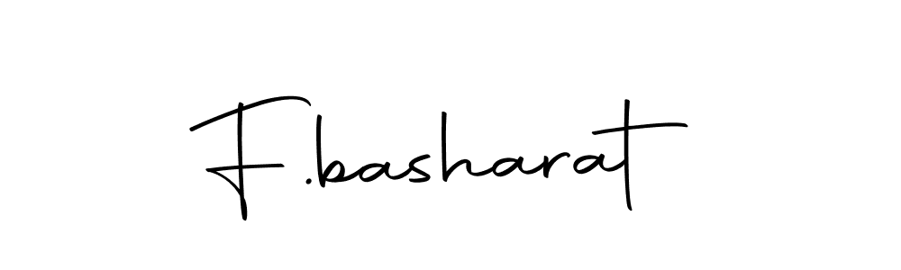 Make a beautiful signature design for name F.basharat. With this signature (Autography-DOLnW) style, you can create a handwritten signature for free. F.basharat signature style 10 images and pictures png