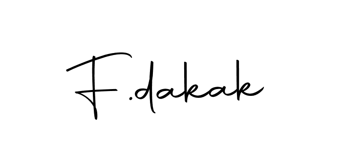 Here are the top 10 professional signature styles for the name F.dakak. These are the best autograph styles you can use for your name. F.dakak signature style 10 images and pictures png