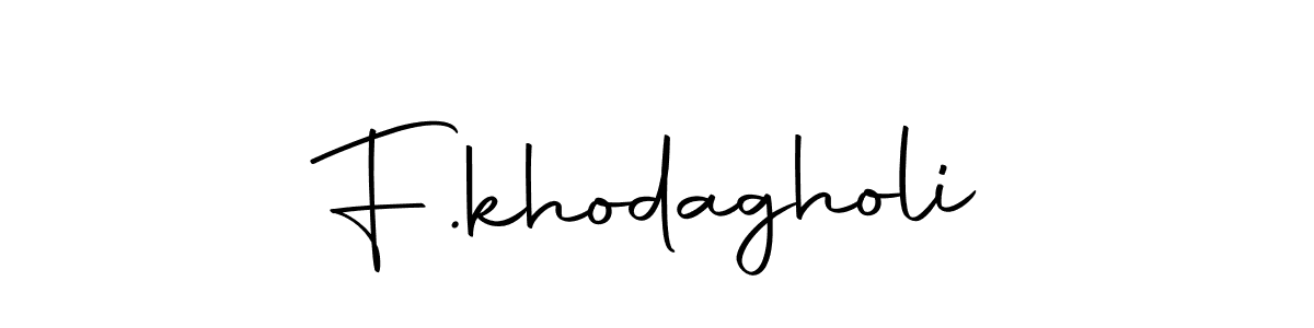 Similarly Autography-DOLnW is the best handwritten signature design. Signature creator online .You can use it as an online autograph creator for name F.khodagholi. F.khodagholi signature style 10 images and pictures png