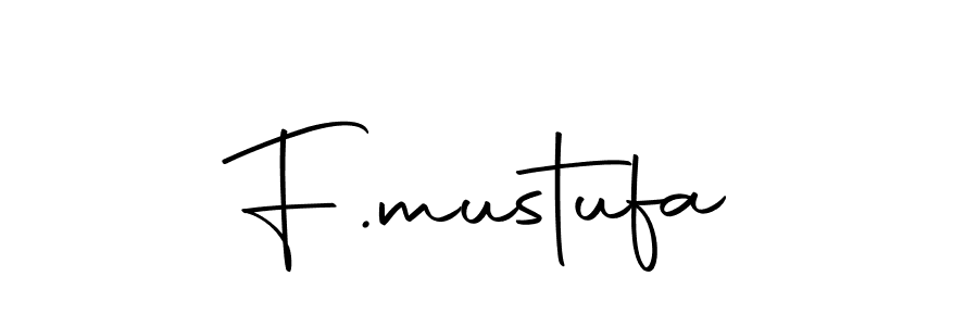 Make a beautiful signature design for name F.mustufa. With this signature (Autography-DOLnW) style, you can create a handwritten signature for free. F.mustufa signature style 10 images and pictures png