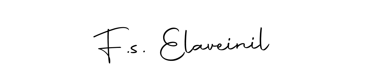 You can use this online signature creator to create a handwritten signature for the name F.s. Elaveinil. This is the best online autograph maker. F.s. Elaveinil signature style 10 images and pictures png