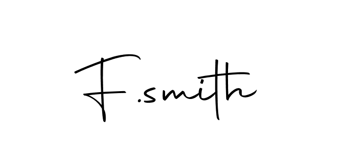 Make a beautiful signature design for name F.smith. With this signature (Autography-DOLnW) style, you can create a handwritten signature for free. F.smith signature style 10 images and pictures png