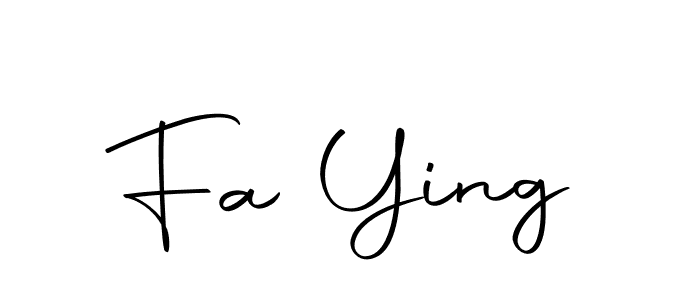 if you are searching for the best signature style for your name Fa Ying. so please give up your signature search. here we have designed multiple signature styles  using Autography-DOLnW. Fa Ying signature style 10 images and pictures png