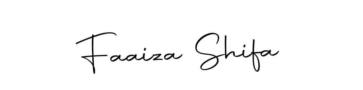 How to make Faaiza Shifa name signature. Use Autography-DOLnW style for creating short signs online. This is the latest handwritten sign. Faaiza Shifa signature style 10 images and pictures png
