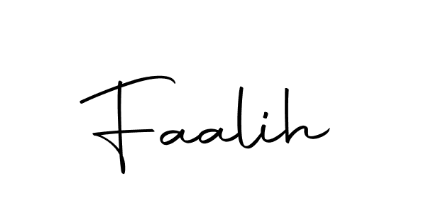 You should practise on your own different ways (Autography-DOLnW) to write your name (Faalih) in signature. don't let someone else do it for you. Faalih signature style 10 images and pictures png