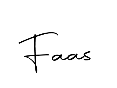 Create a beautiful signature design for name Faas. With this signature (Autography-DOLnW) fonts, you can make a handwritten signature for free. Faas signature style 10 images and pictures png