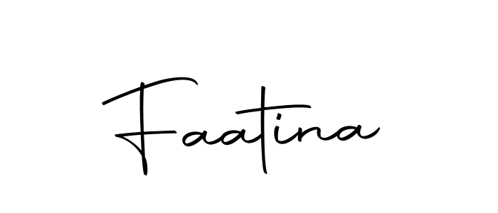 Also we have Faatina name is the best signature style. Create professional handwritten signature collection using Autography-DOLnW autograph style. Faatina signature style 10 images and pictures png