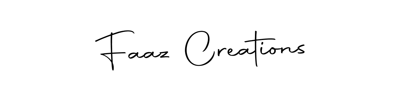 Make a beautiful signature design for name Faaz Creations. With this signature (Autography-DOLnW) style, you can create a handwritten signature for free. Faaz Creations signature style 10 images and pictures png