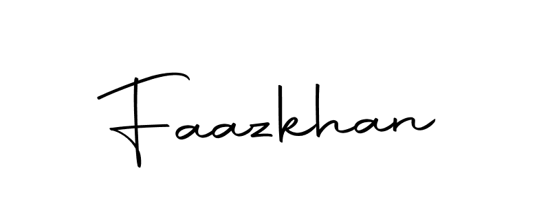 How to make Faazkhan signature? Autography-DOLnW is a professional autograph style. Create handwritten signature for Faazkhan name. Faazkhan signature style 10 images and pictures png