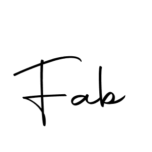 How to make Fab name signature. Use Autography-DOLnW style for creating short signs online. This is the latest handwritten sign. Fab signature style 10 images and pictures png