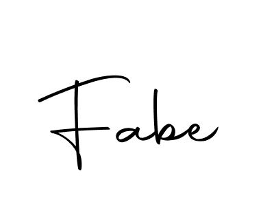 Make a beautiful signature design for name Fabe. With this signature (Autography-DOLnW) style, you can create a handwritten signature for free. Fabe signature style 10 images and pictures png