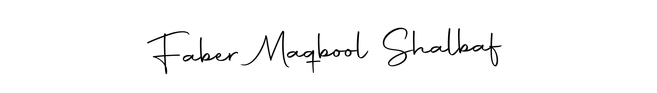 Check out images of Autograph of Faber Maqbool Shalbaf name. Actor Faber Maqbool Shalbaf Signature Style. Autography-DOLnW is a professional sign style online. Faber Maqbool Shalbaf signature style 10 images and pictures png