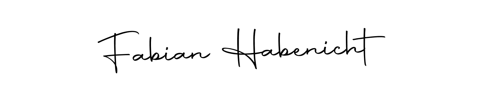 Design your own signature with our free online signature maker. With this signature software, you can create a handwritten (Autography-DOLnW) signature for name Fabian Habenicht. Fabian Habenicht signature style 10 images and pictures png