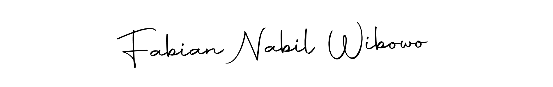 Design your own signature with our free online signature maker. With this signature software, you can create a handwritten (Autography-DOLnW) signature for name Fabian Nabil Wibowo. Fabian Nabil Wibowo signature style 10 images and pictures png