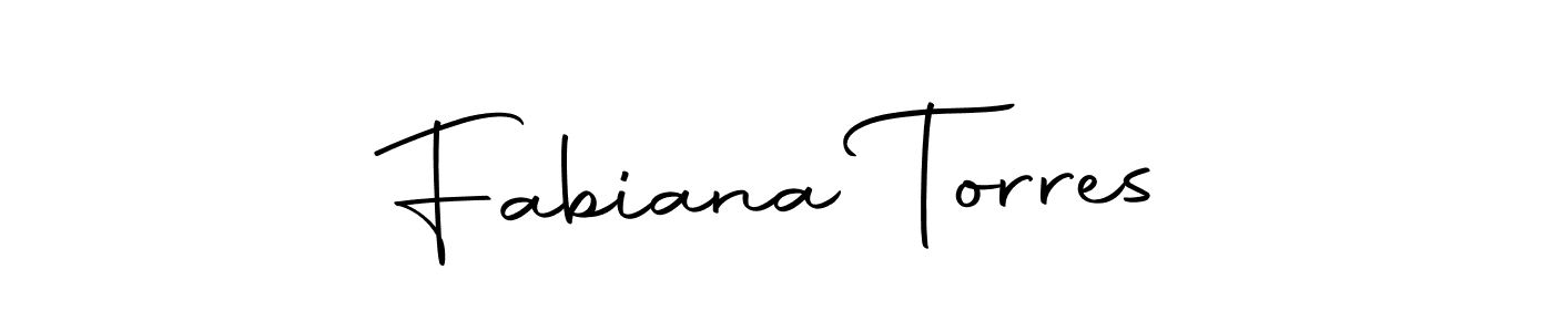 Design your own signature with our free online signature maker. With this signature software, you can create a handwritten (Autography-DOLnW) signature for name Fabiana Torres. Fabiana Torres signature style 10 images and pictures png