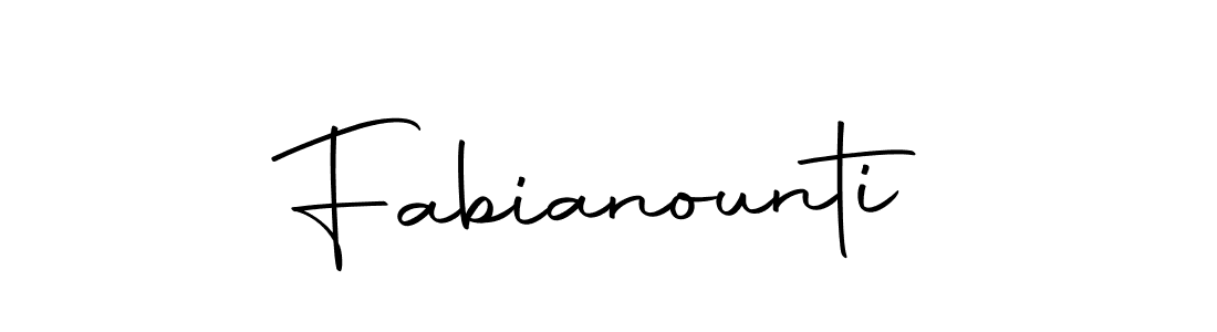Design your own signature with our free online signature maker. With this signature software, you can create a handwritten (Autography-DOLnW) signature for name Fabianounti. Fabianounti signature style 10 images and pictures png