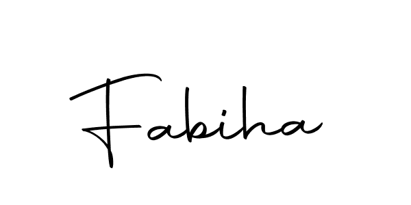 The best way (Autography-DOLnW) to make a short signature is to pick only two or three words in your name. The name Fabiha include a total of six letters. For converting this name. Fabiha signature style 10 images and pictures png