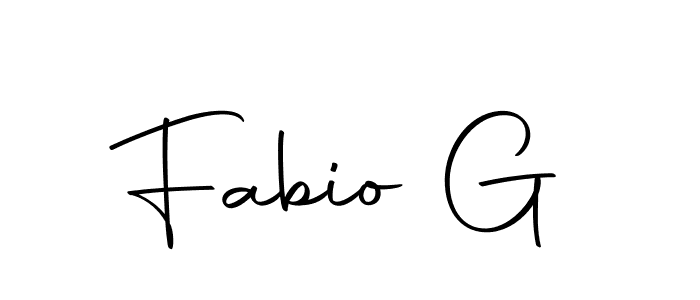 How to make Fabio G signature? Autography-DOLnW is a professional autograph style. Create handwritten signature for Fabio G name. Fabio G signature style 10 images and pictures png