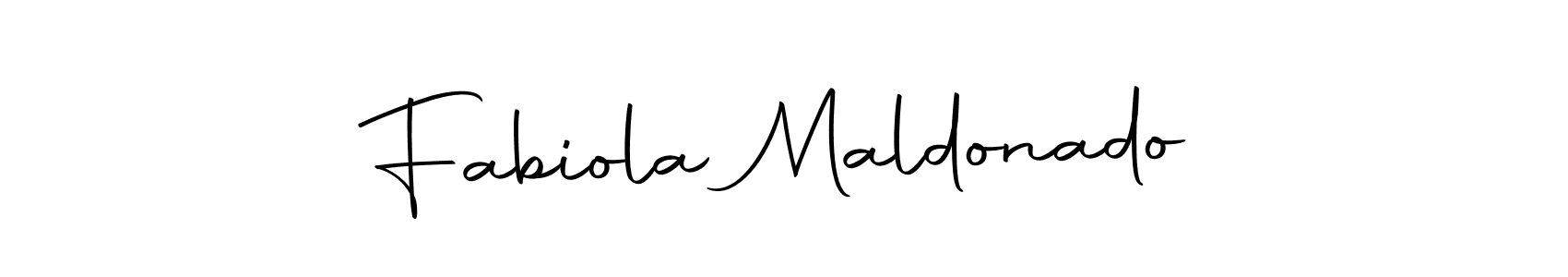 How to make Fabiola Maldonado name signature. Use Autography-DOLnW style for creating short signs online. This is the latest handwritten sign. Fabiola Maldonado signature style 10 images and pictures png