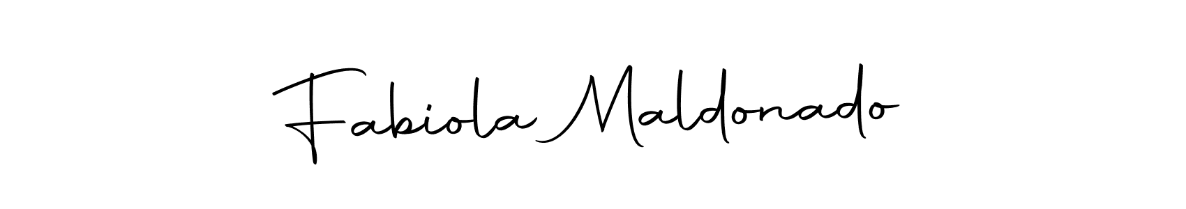 How to make Fabiola Maldonado name signature. Use Autography-DOLnW style for creating short signs online. This is the latest handwritten sign. Fabiola Maldonado signature style 10 images and pictures png