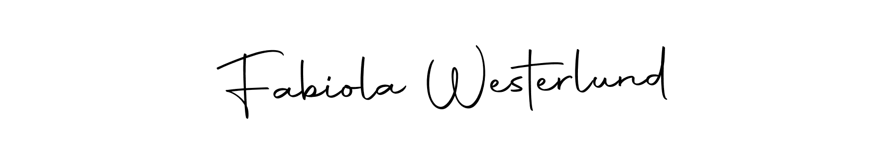 Here are the top 10 professional signature styles for the name Fabiola Westerlund. These are the best autograph styles you can use for your name. Fabiola Westerlund signature style 10 images and pictures png