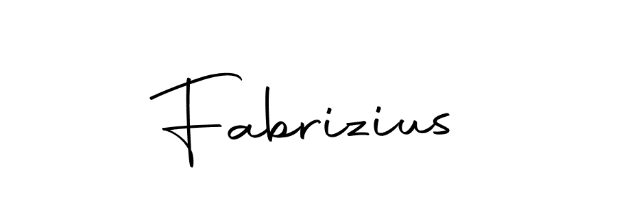 Design your own signature with our free online signature maker. With this signature software, you can create a handwritten (Autography-DOLnW) signature for name Fabrizius. Fabrizius signature style 10 images and pictures png