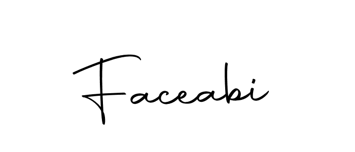 This is the best signature style for the Faceabi name. Also you like these signature font (Autography-DOLnW). Mix name signature. Faceabi signature style 10 images and pictures png
