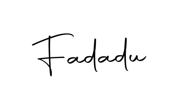 How to make Fadadu signature? Autography-DOLnW is a professional autograph style. Create handwritten signature for Fadadu name. Fadadu signature style 10 images and pictures png