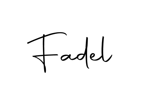 The best way (Autography-DOLnW) to make a short signature is to pick only two or three words in your name. The name Fadel include a total of six letters. For converting this name. Fadel signature style 10 images and pictures png