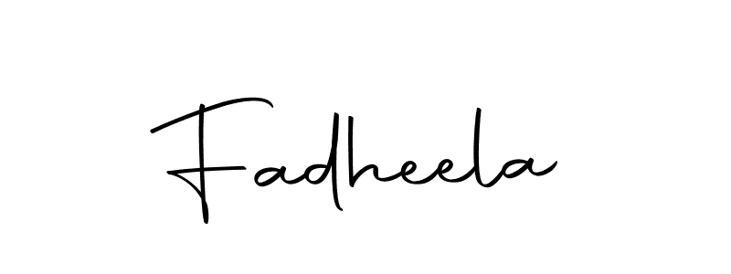 Fadheela stylish signature style. Best Handwritten Sign (Autography-DOLnW) for my name. Handwritten Signature Collection Ideas for my name Fadheela. Fadheela signature style 10 images and pictures png