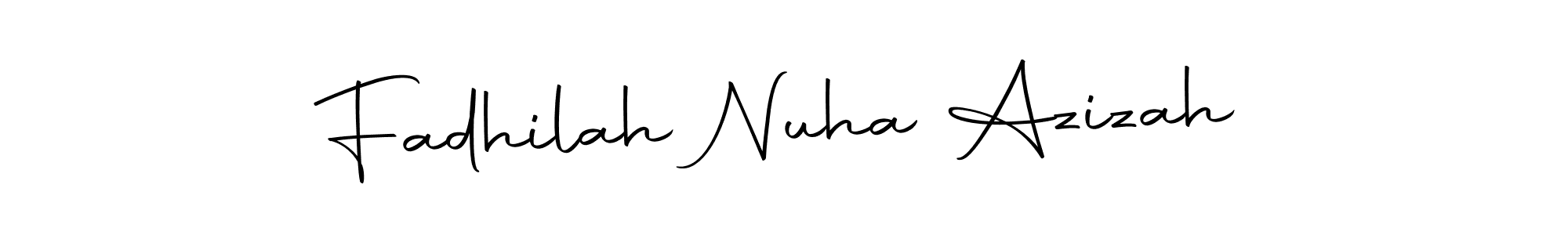 if you are searching for the best signature style for your name Fadhilah Nuha Azizah. so please give up your signature search. here we have designed multiple signature styles  using Autography-DOLnW. Fadhilah Nuha Azizah signature style 10 images and pictures png