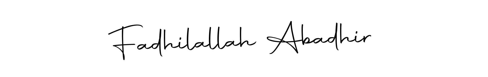 Use a signature maker to create a handwritten signature online. With this signature software, you can design (Autography-DOLnW) your own signature for name Fadhilallah Abadhir. Fadhilallah Abadhir signature style 10 images and pictures png