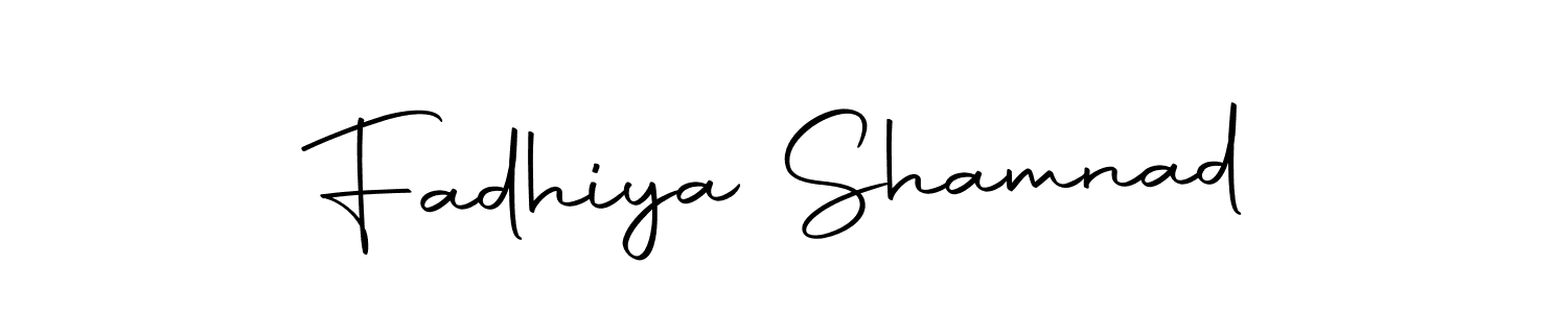 Also we have Fadhiya Shamnad name is the best signature style. Create professional handwritten signature collection using Autography-DOLnW autograph style. Fadhiya Shamnad signature style 10 images and pictures png