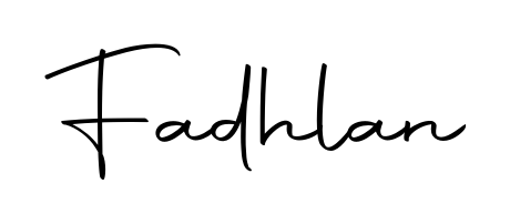 Create a beautiful signature design for name Fadhlan. With this signature (Autography-DOLnW) fonts, you can make a handwritten signature for free. Fadhlan signature style 10 images and pictures png